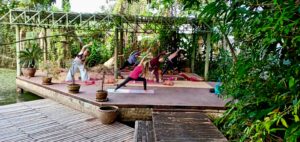 Yoga class in Chiang Mai