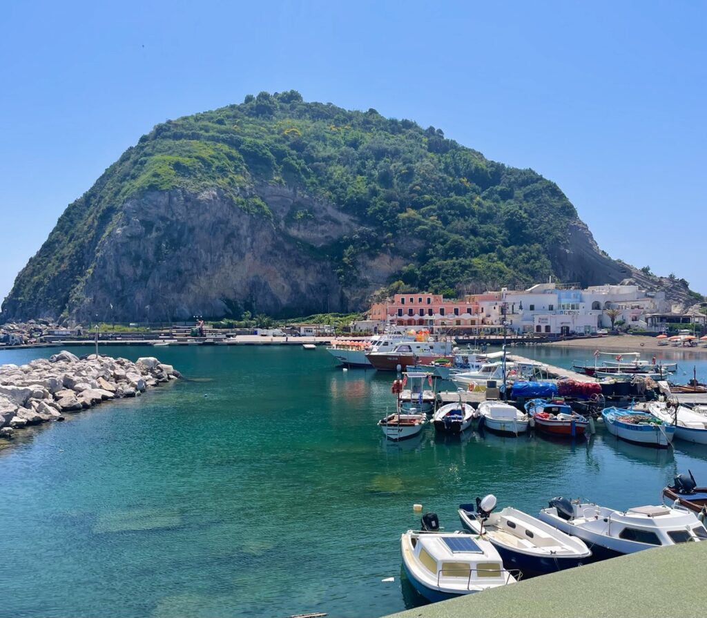 We will be visiting this pretty harbour at Sant'Angelo, Ischia, Italy as part of our yoga retreat week
